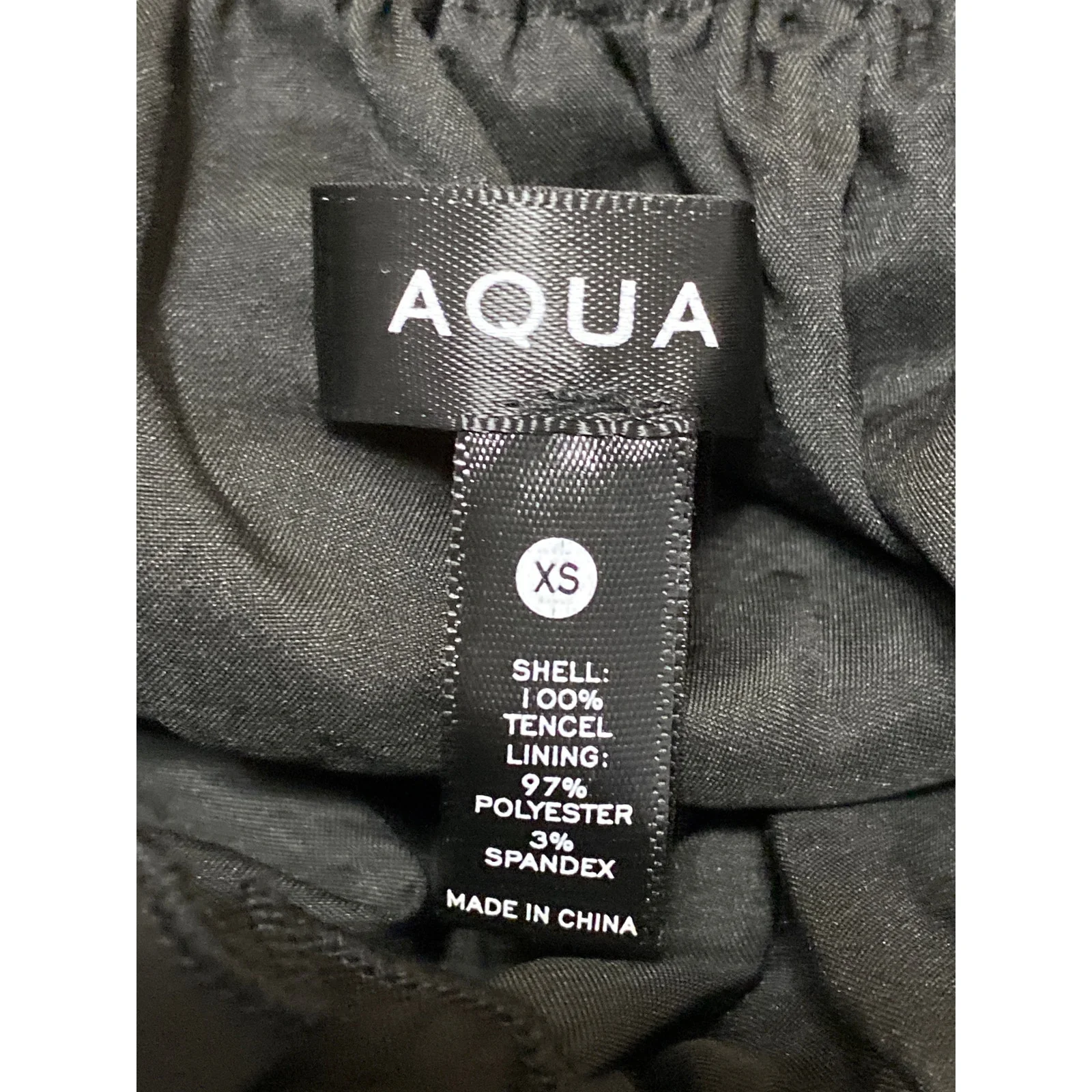 Aqua Womens Black Ruffled Tiered Sleeveless Mini Cami Tank Flare A-Line Dress XS - Image 5