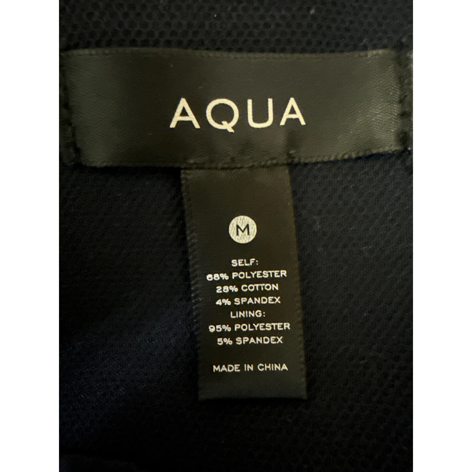 Aqua Women's Navy Blue Long Sleeve Double Breasted Blazer Suit Jacket Size M - Image 3