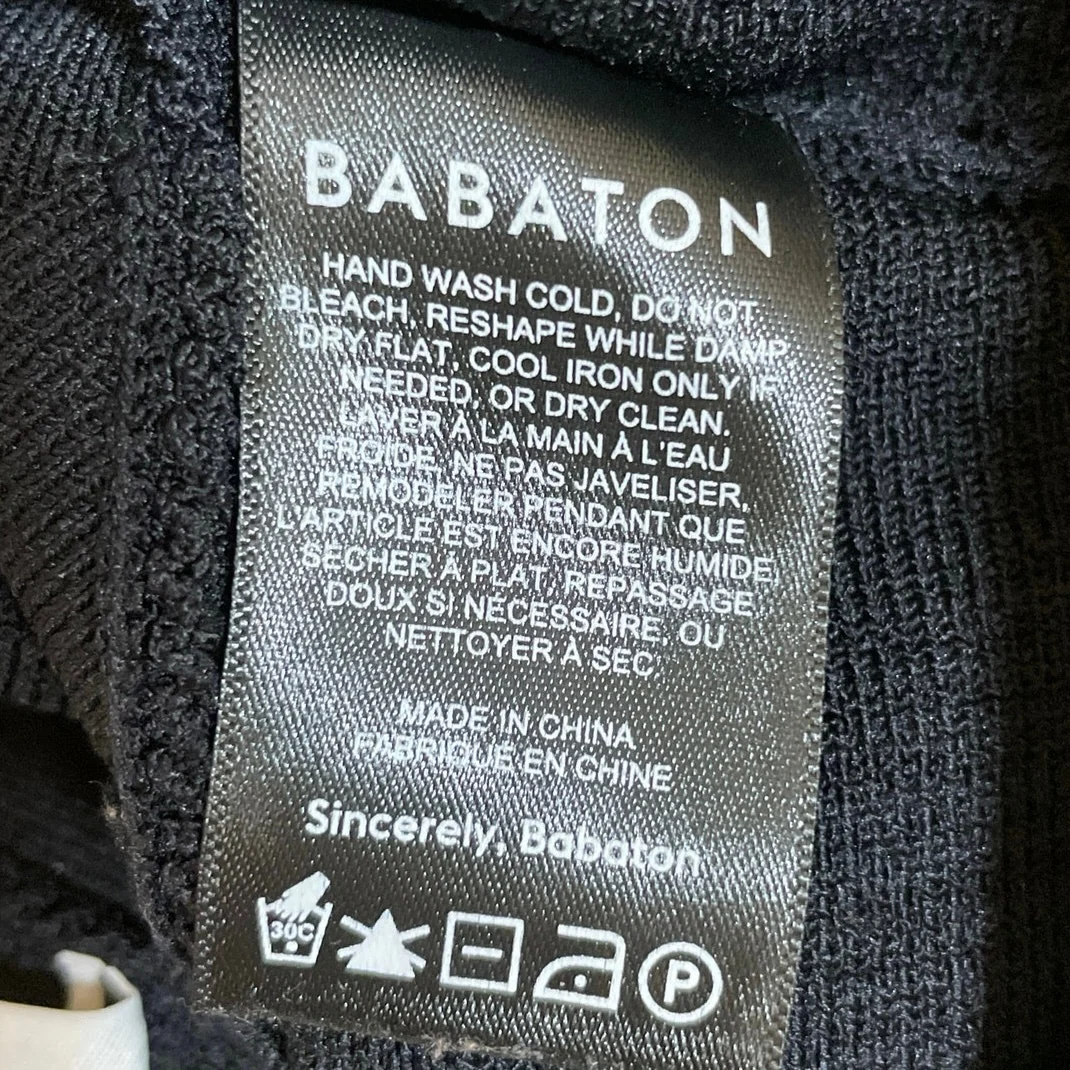 Aritzia Babaton Black Sculpt Knit Yoga Gym Athletic Activewear Crop Tank Top XS - Image 6