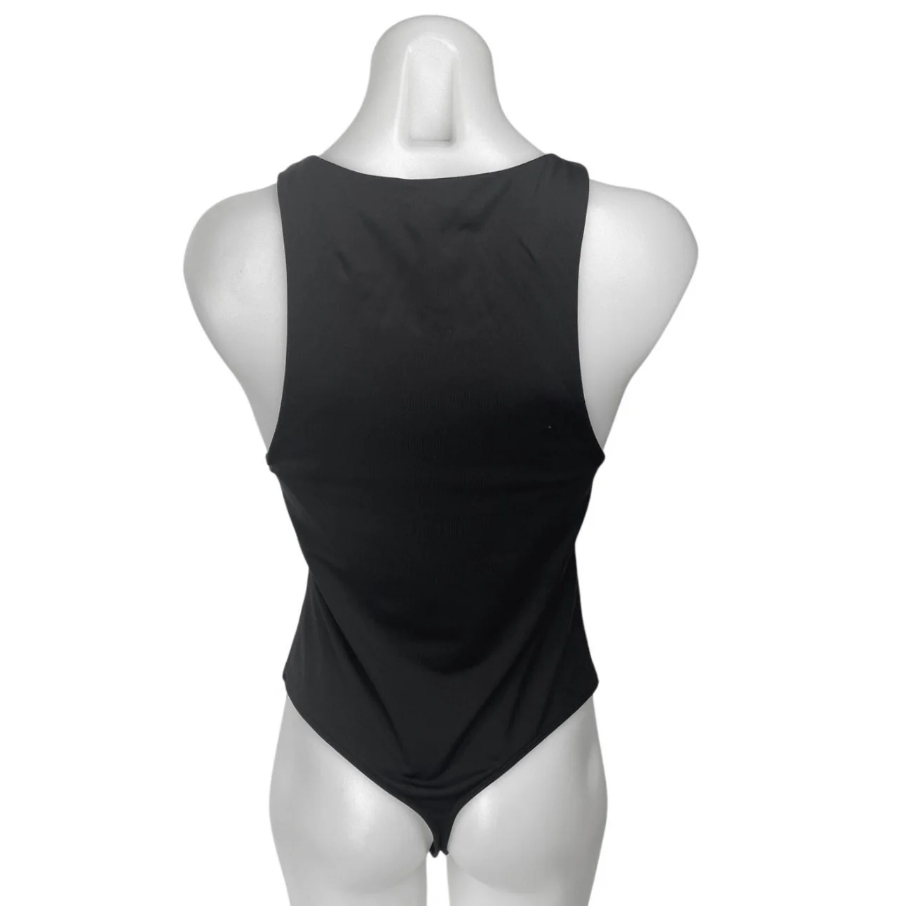 Aritzia Babaton Black Sleeveless High Neck Cami Camisole Tank Bodysuit Top Sz L - Image 2