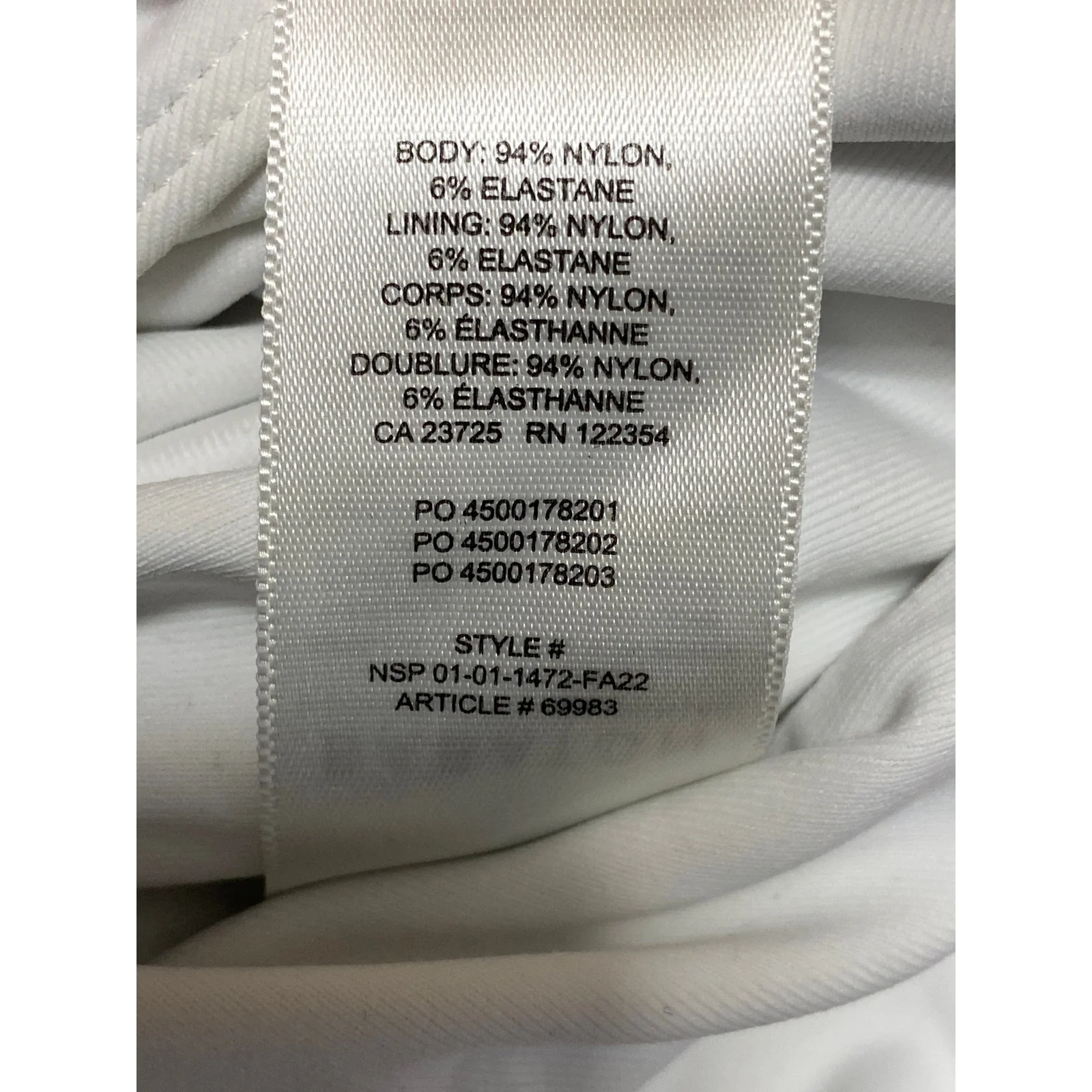 Aritzia Babaton Contour Square Neck Sleeveless Shapewear Tank Bodysuit Top Sz S - Image 4