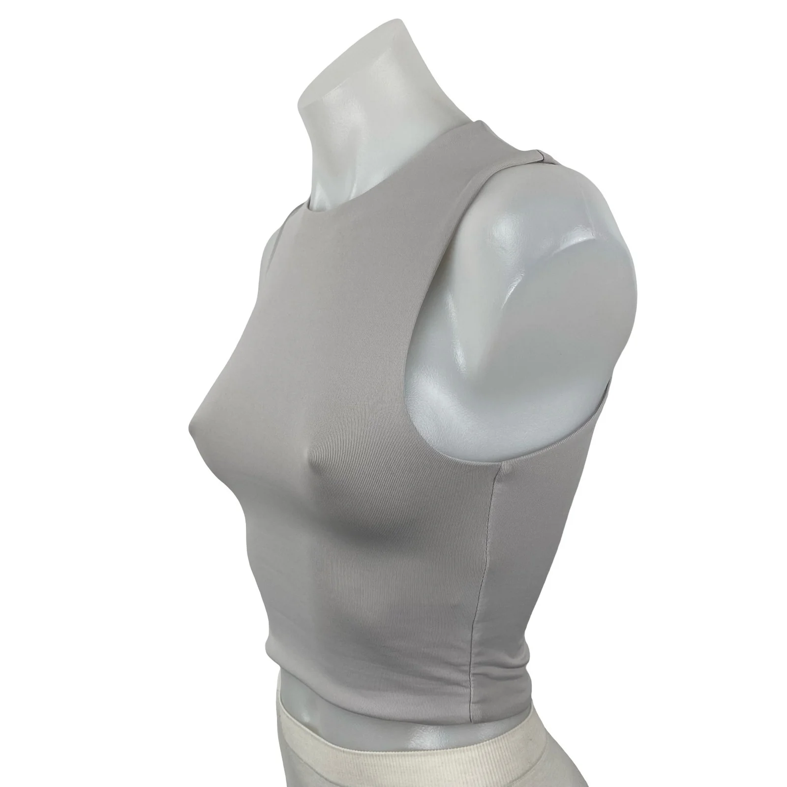 Aritzia Babaton Contour Women's High Neck Sleeveless Crop Muscle Tank Top Sz 2XS - Image 2
