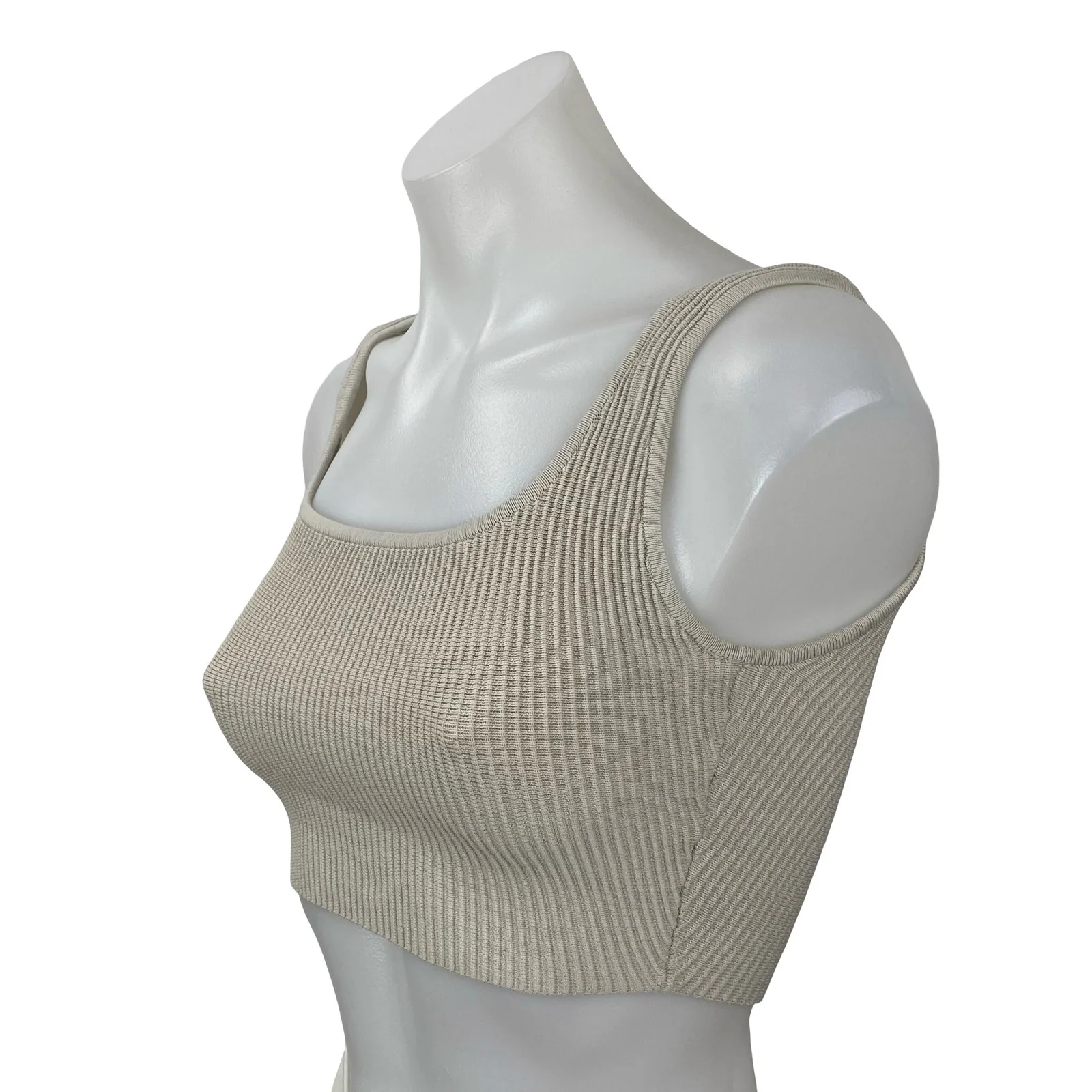 ARITZIA Babaton Sculpt Knit Yoga Workout Athletic Activewear Crop Tank Top 2XS - Image 2