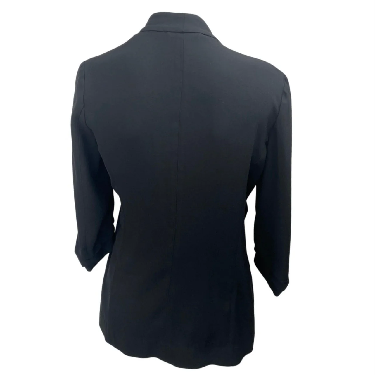 Aritzia Babaton Women's Black Long Sleeve Shawl Collar Open Blazer Coat Jacket 4 - Image 2