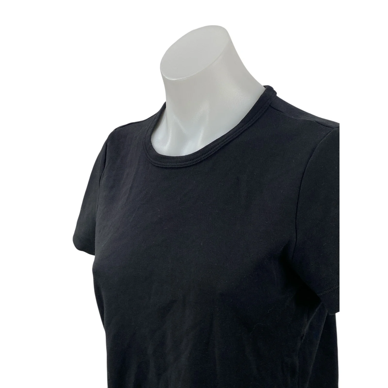 Aritzia Babaton Women's Black Short Sleeve Crew Neck Basic Tee T-shirt Top Sz S - Image 2