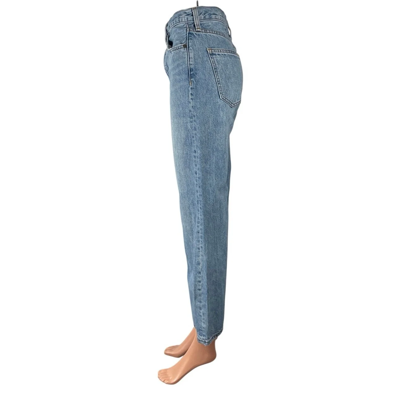 Aritzia Denim Forum Women's Blue High Rise Wide Leg Baggy Denim Jeans Size XS - Image 3