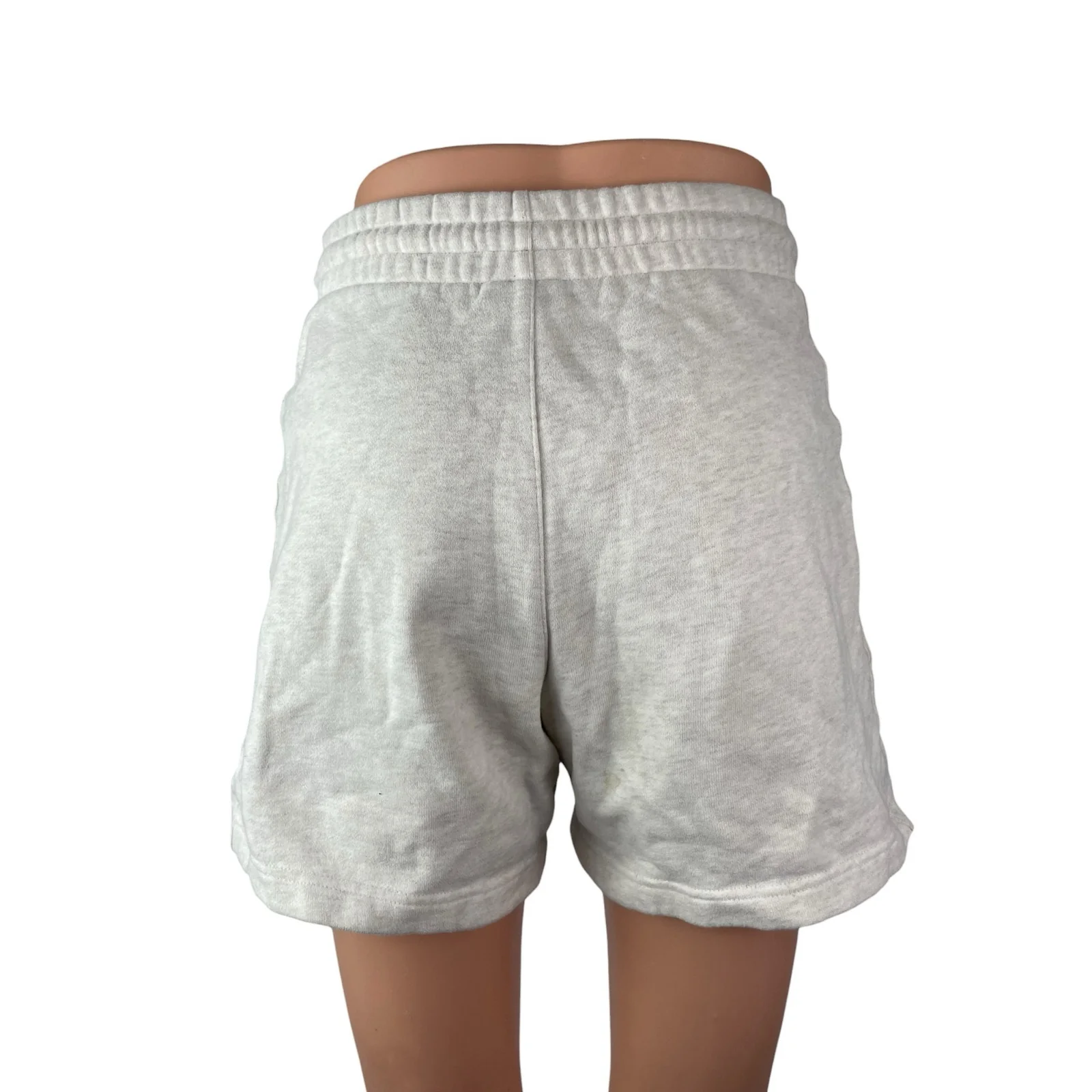 Aritzia TNA Cozy White Wide Leg Yoga Workout Athletic Activewear Sweat Shorts XS - Image 3