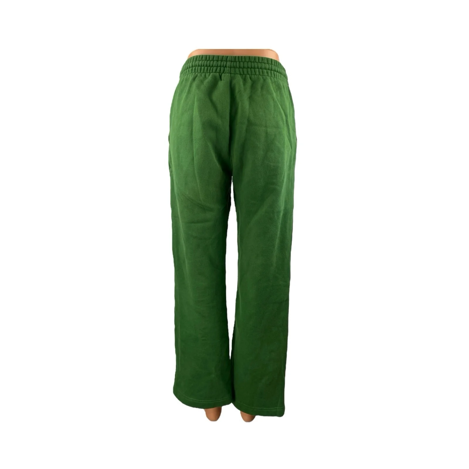 Aritzia TNA Sweatfleece Green Elastic Waist Wide Leg Trousers Sweatpants Size XS - Image 3