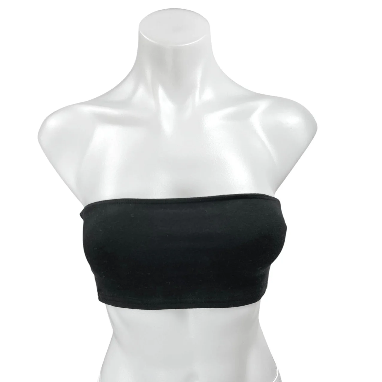 Aritzia TNA Women's Black Strapless Sleeveless Tube Bralette Crop Top Size XS