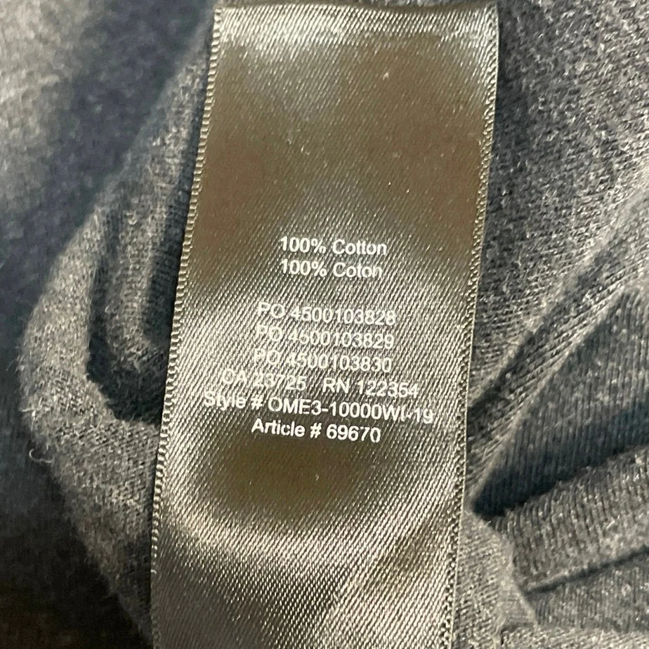 Aritzia TNA Women's Gray Long Sleeve Cropped Crew Neck Pullover Sweatshirt Top L - Image 5