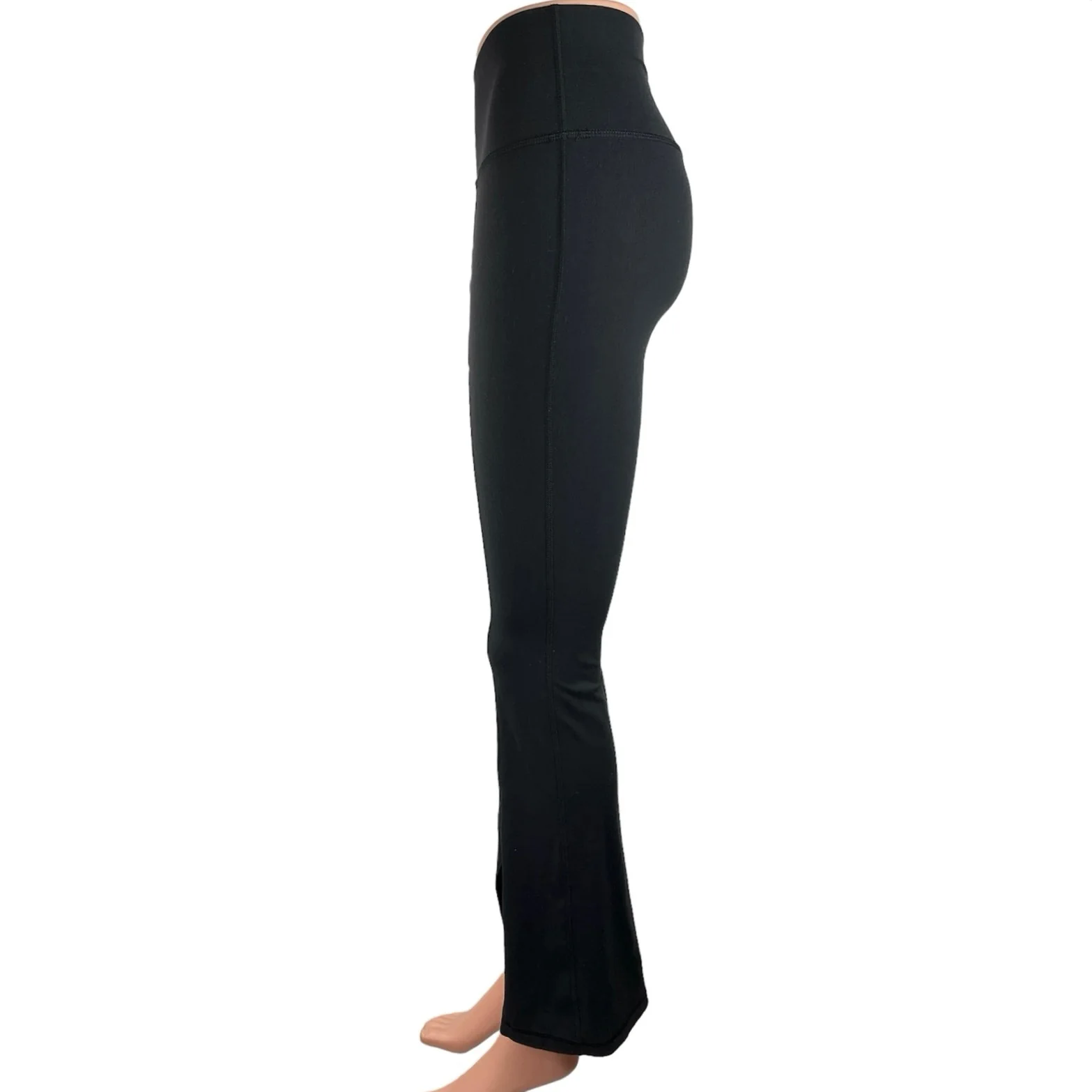 Aritzia TnAction Women's Black Mid Rise Waistband Flare Fitness Legging Pant XS - Image 2