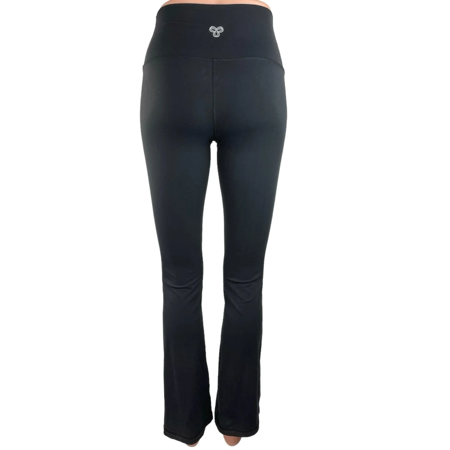 Aritzia TnAction Women's Black Mid Rise Waistband Flare Fitness Legging Pant XS - Image 3