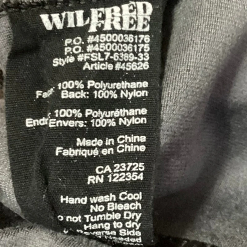 Aritzia Wilfred Free Black Mid Rise Fitted Faux Leather Skinny Pants Size XS - Image 5