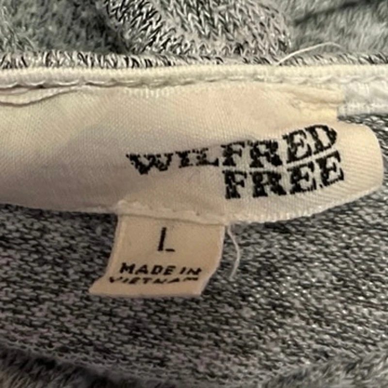 Aritzia Wilfred Free Gray Racerback Sleeveless Workout Athletic Tank Top Size L - Image 3