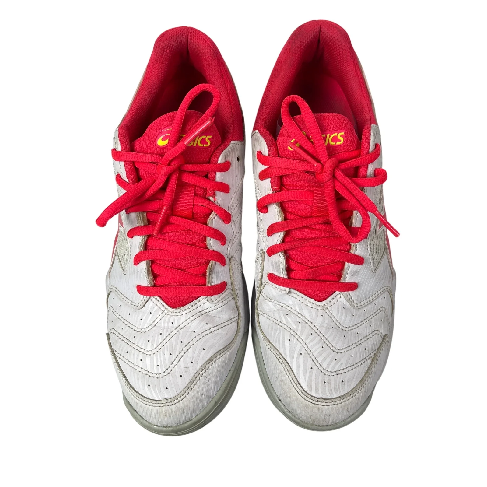 ASICS GEL Dedicate 6 Women White Pink Lace Up Athletic Tennis Sneakers Shoes 8.5 - Image 2