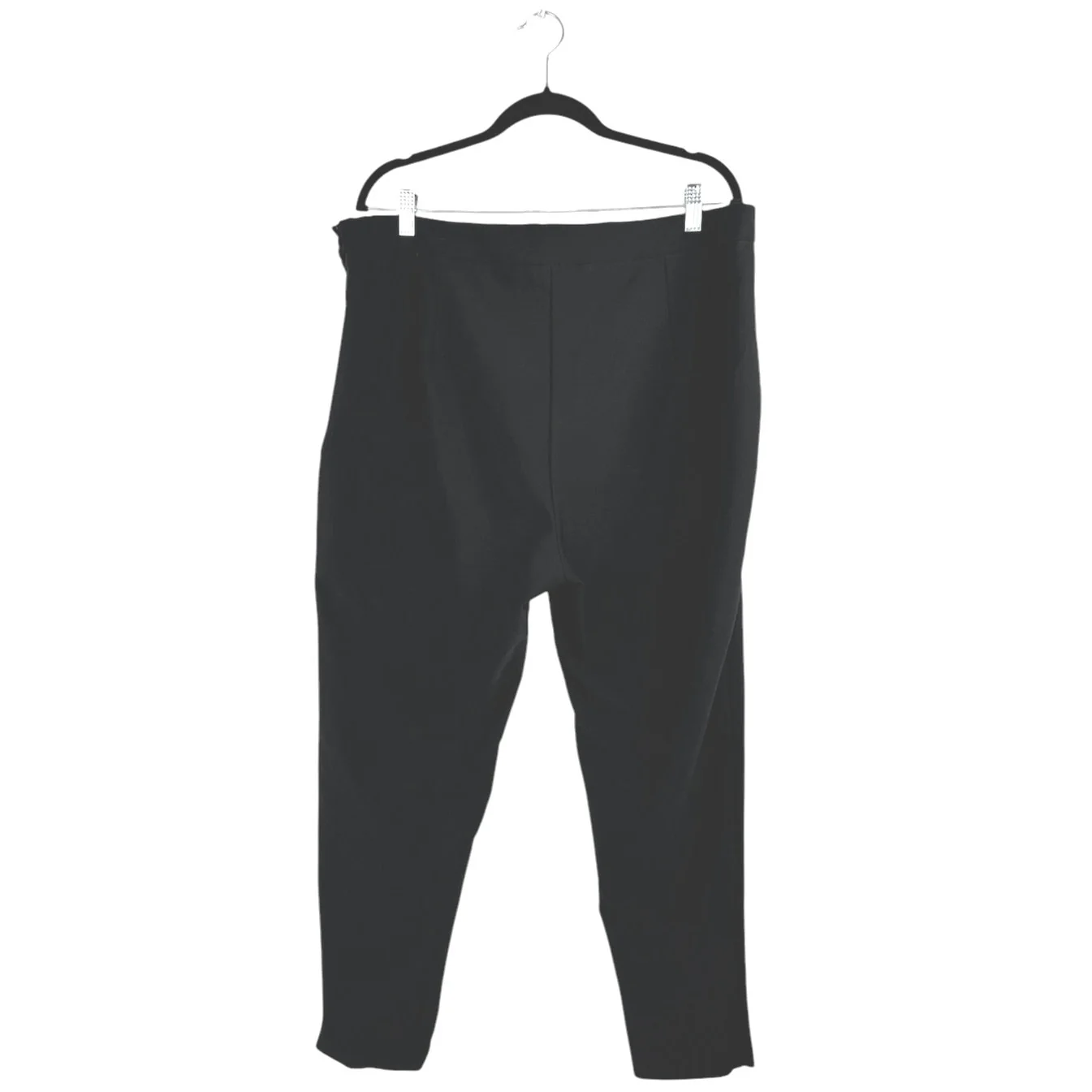 Asos Women's Black High Waist Skinny Leg Zipper Trousers Dress Pants Size 20 - Image 2