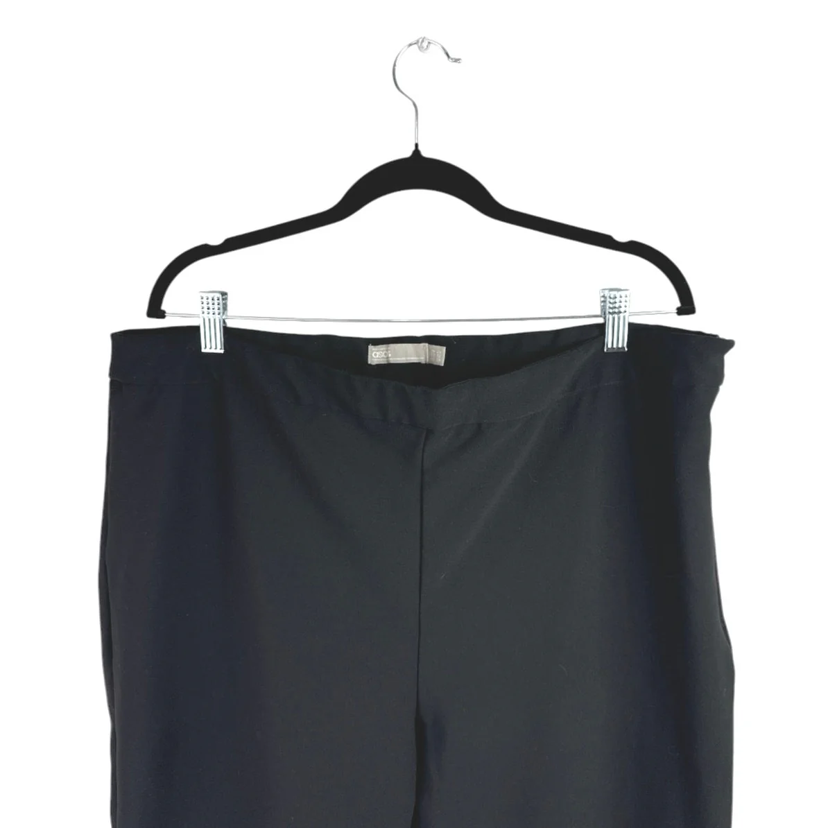 Asos Women's Black High Waist Skinny Leg Zipper Trousers Dress Pants Size 20 - Image 3