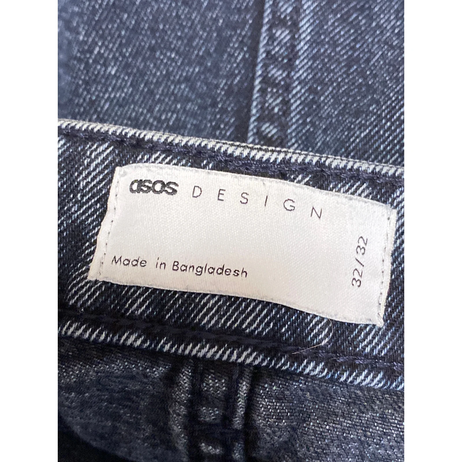 ASOS Women's Blue High Waisted Medium Wash Straight Leg Denim Jeans Size 32 - Image 3