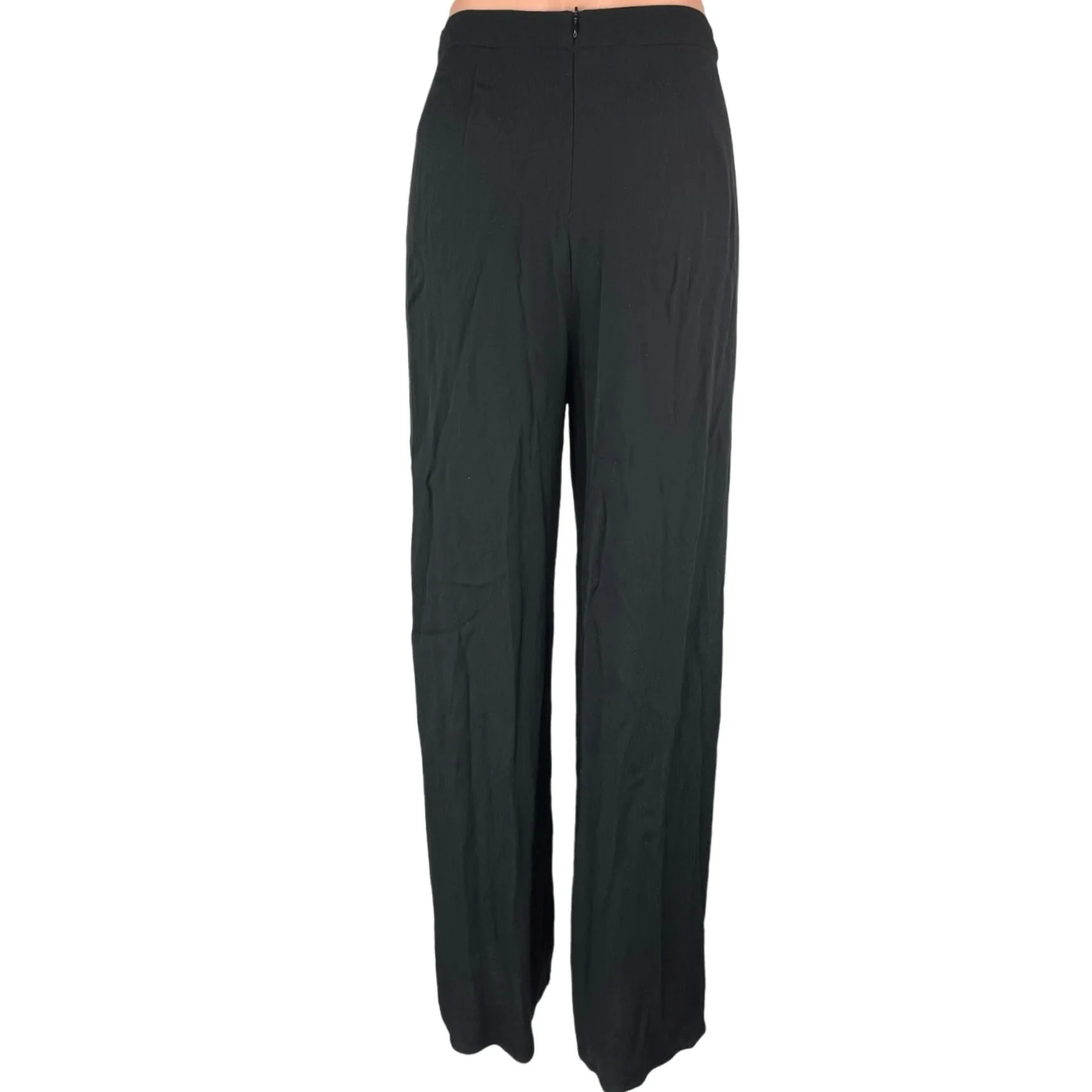 ASTR The Label Black High Waisted Tie Waist Straight Leg Trouser Pants Size XS - Image 3