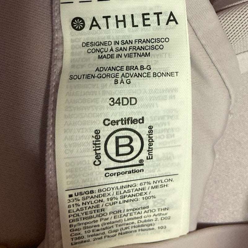 Athleta Advance Purple Pink Seamless Activewear Training Fitness Sports Bra 34DD - Image 5