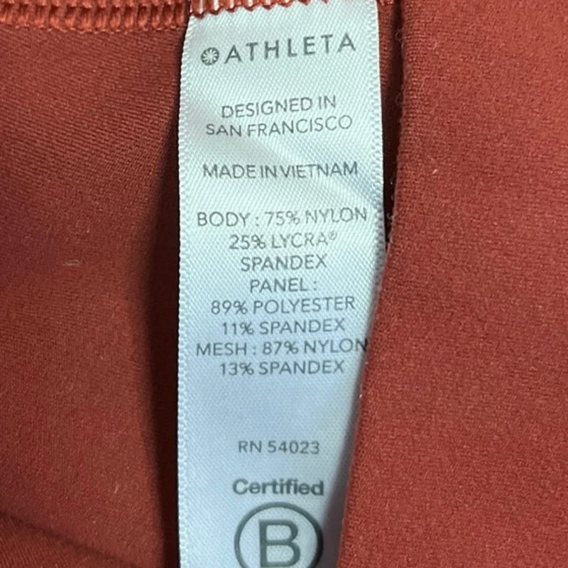 Athleta Brown Salutation Stash Pocket II Twist 7/8 Activewear Tight Leggings S - Image 6