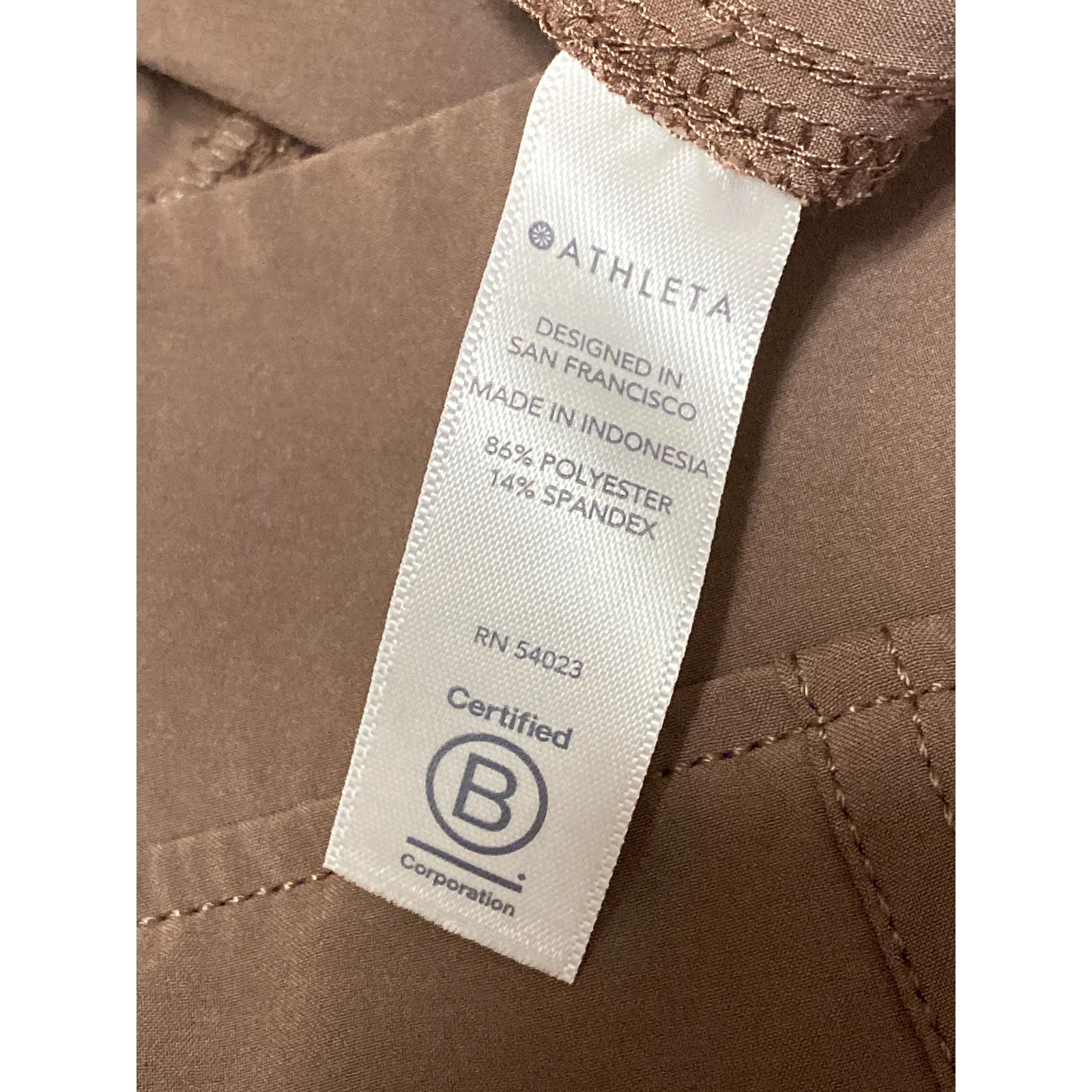 Athleta Chelsea Womens Brown High Rise Outdoor Utility Jogger Sweat Pants Size 8 - Image 6