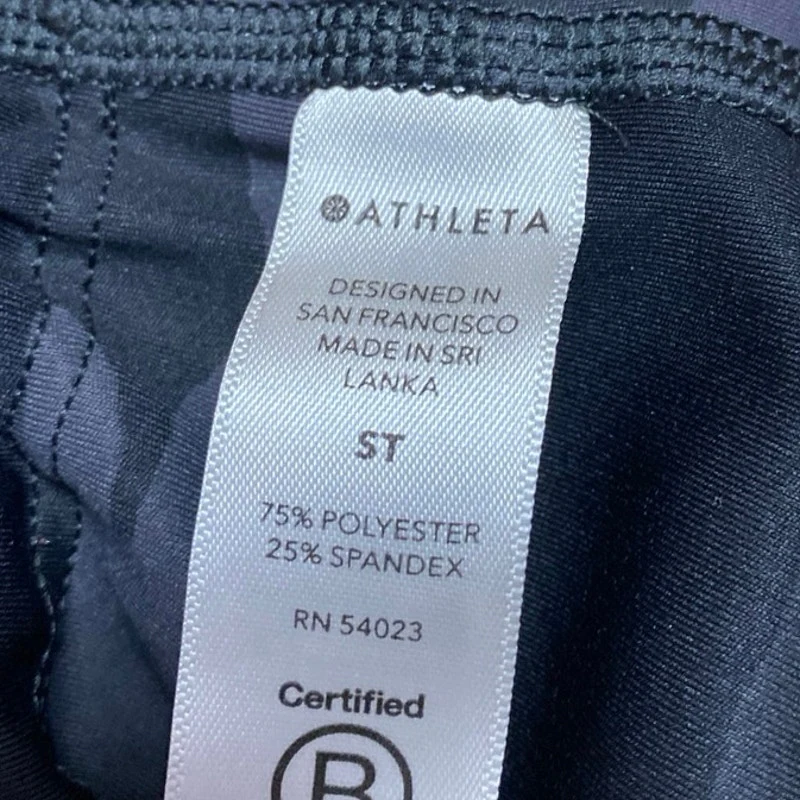 Athleta Ultimare Camo 7/8 Green Camouflage Activewear Tight Leggings Pants Sz S - Image 5