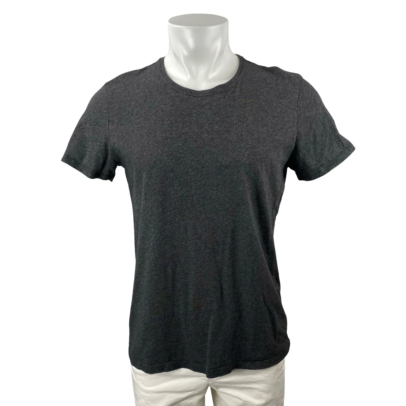 ATM Men's Black Knit Short Sleeve Crew Neck Basic Casual T Shirt Tee Top Size S
