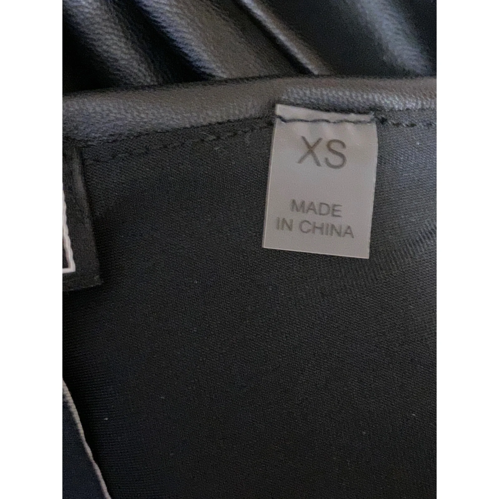 Bagatelle Women's Black Faux Leather Vegan Flared Bootcut Leggings Pants Size XS - Image 6
