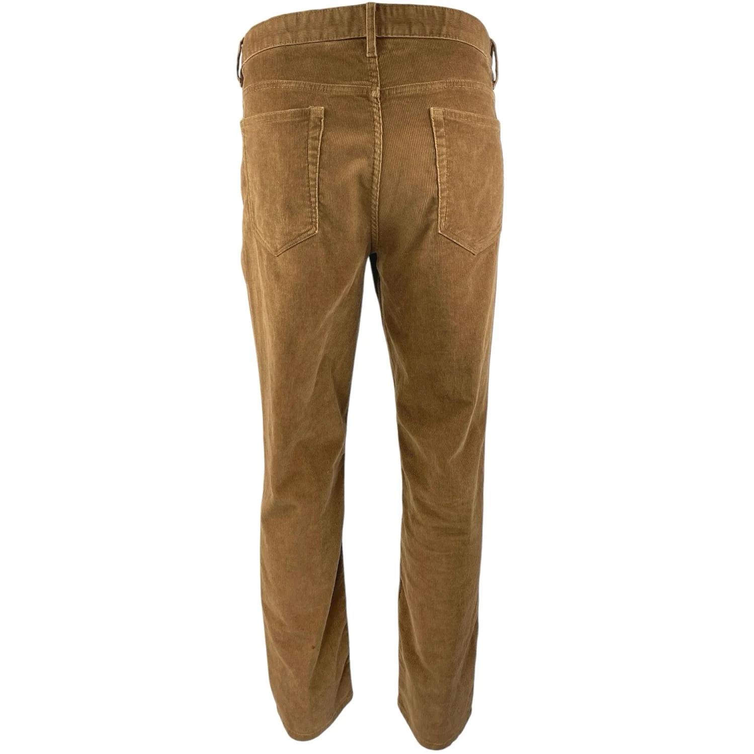 Banana Republic Aidan Men's Brown Corduroy High Waist Straight Trousers Pants 32 - Image 3