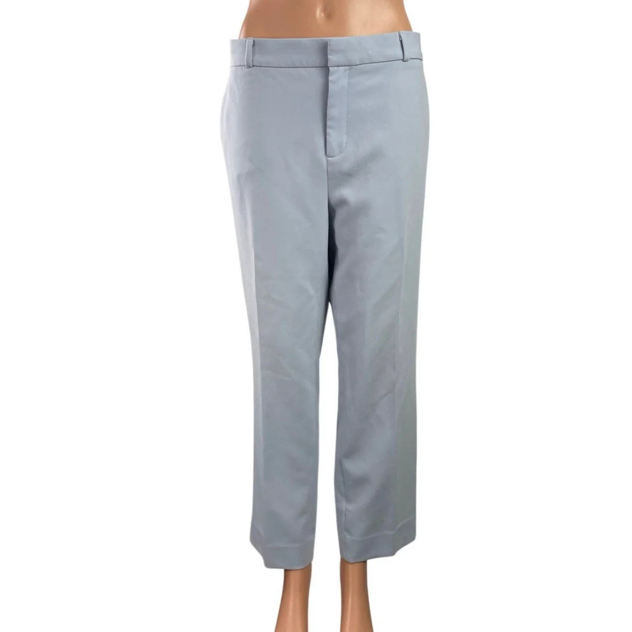 Banana Republic Avery Women's Blue High Rise Straight Leg Trousers Pants Size 14