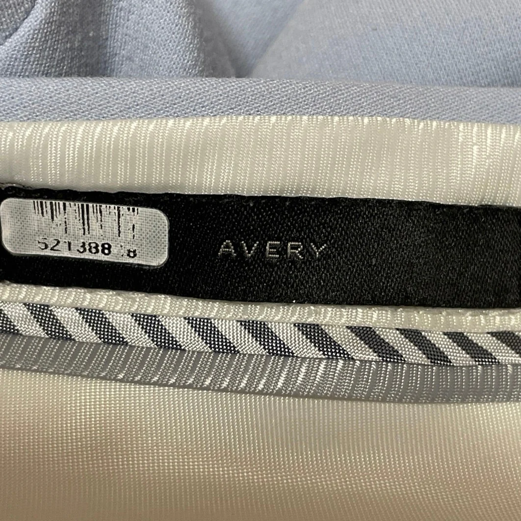 Banana Republic Avery Women's Blue High Rise Straight Leg Trousers Pants Size 14 - Image 5