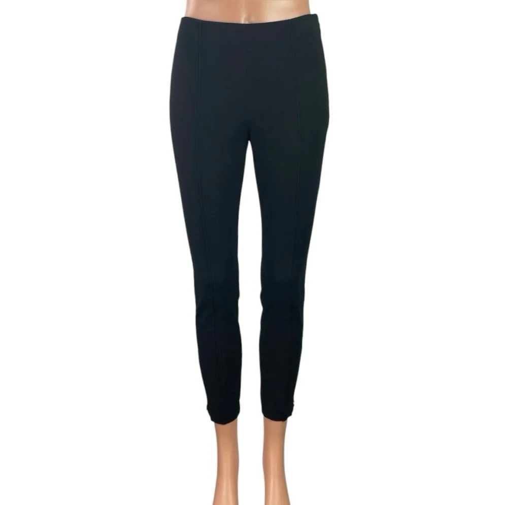 Banana Republic Black Sloan Skinny Yoga Gym Athletic Activewear Leggings Pants 2