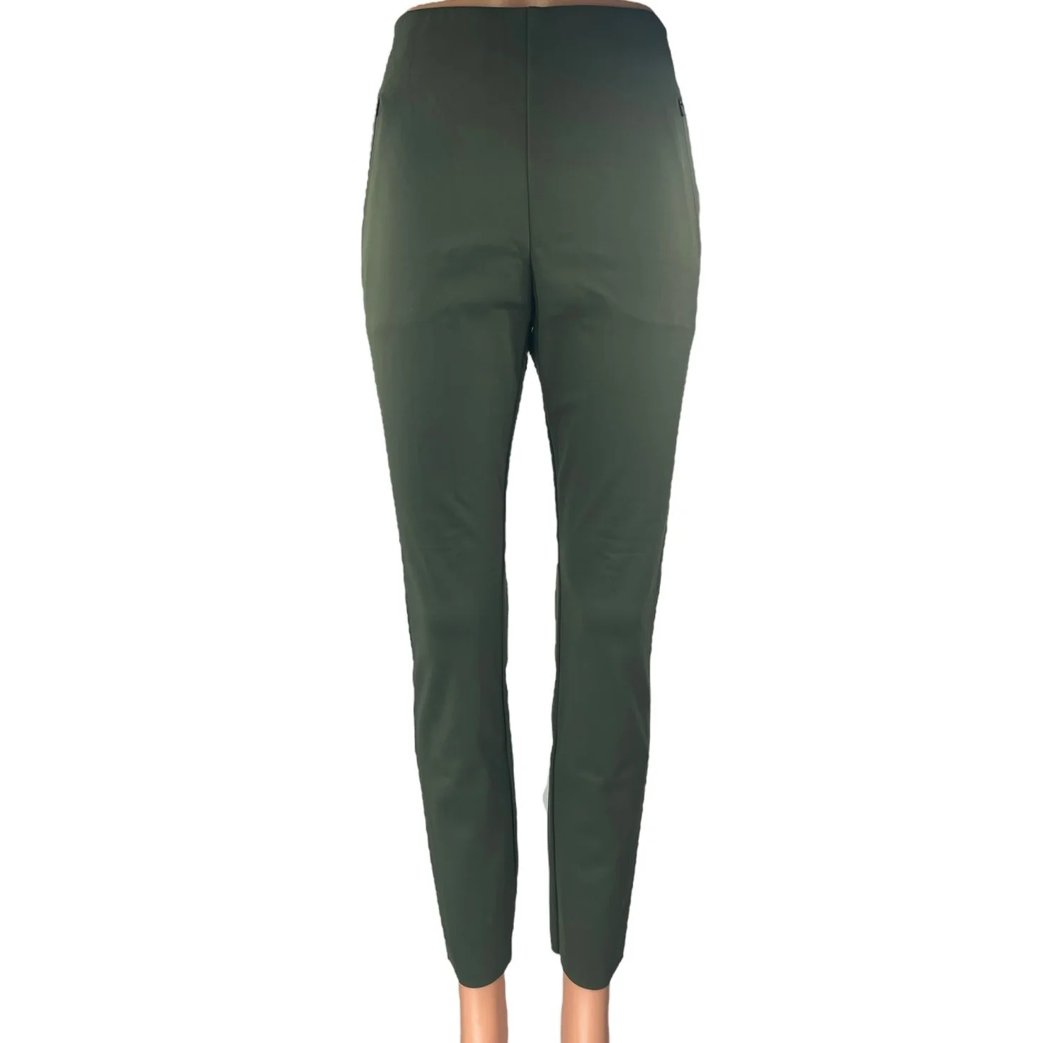 Banana Republic BR Standard Women Green Slim Tapered Trouser Dress Pants Size 6