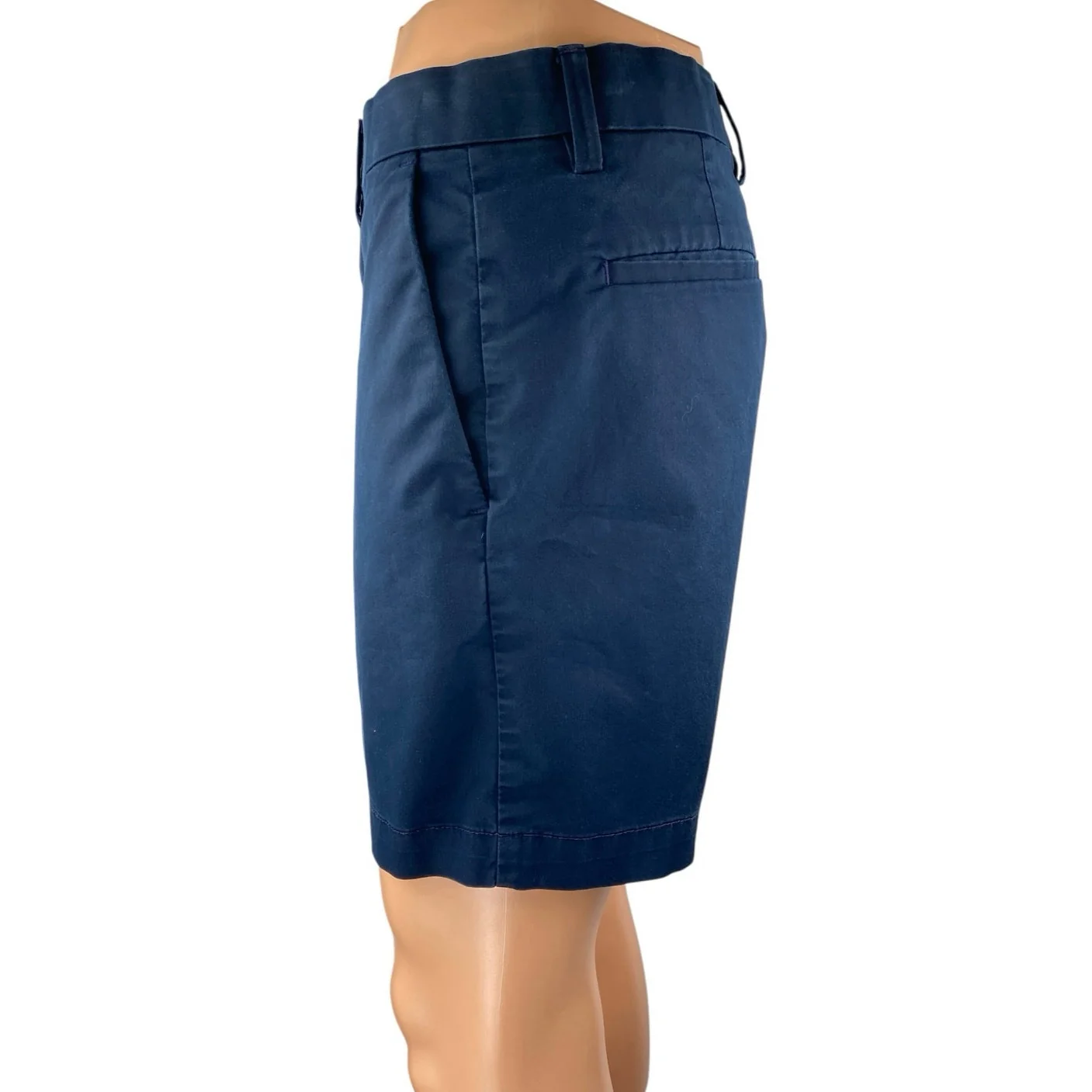 Banana Republic Core Temp Men's Blue Straight Casual Chino Khaki Shorts Size 31 - Image 2