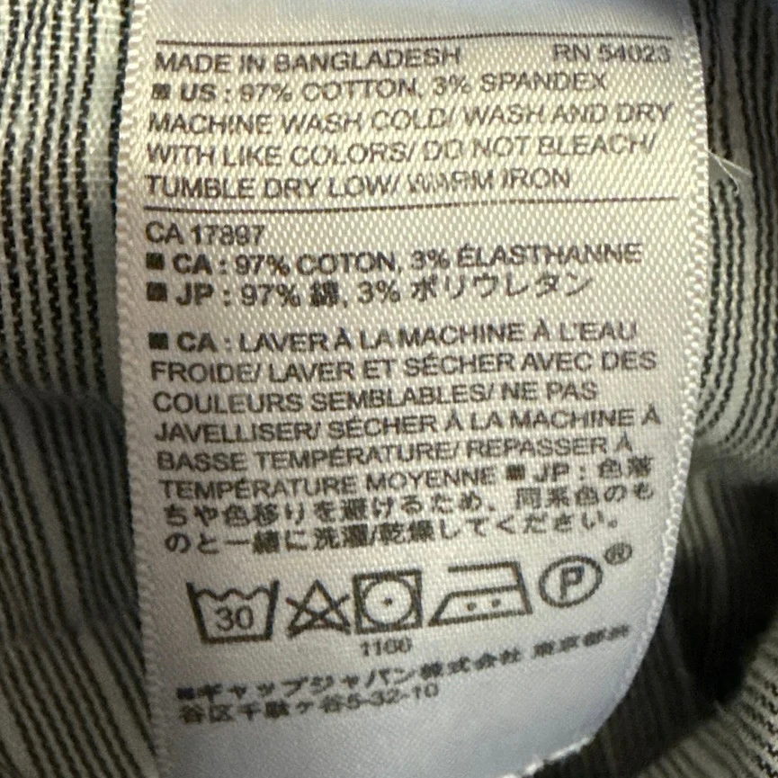 Banana Republic Fulton Skinny Chino Men's Blue Ankle Casual Pants Size 30x30 - Image 5