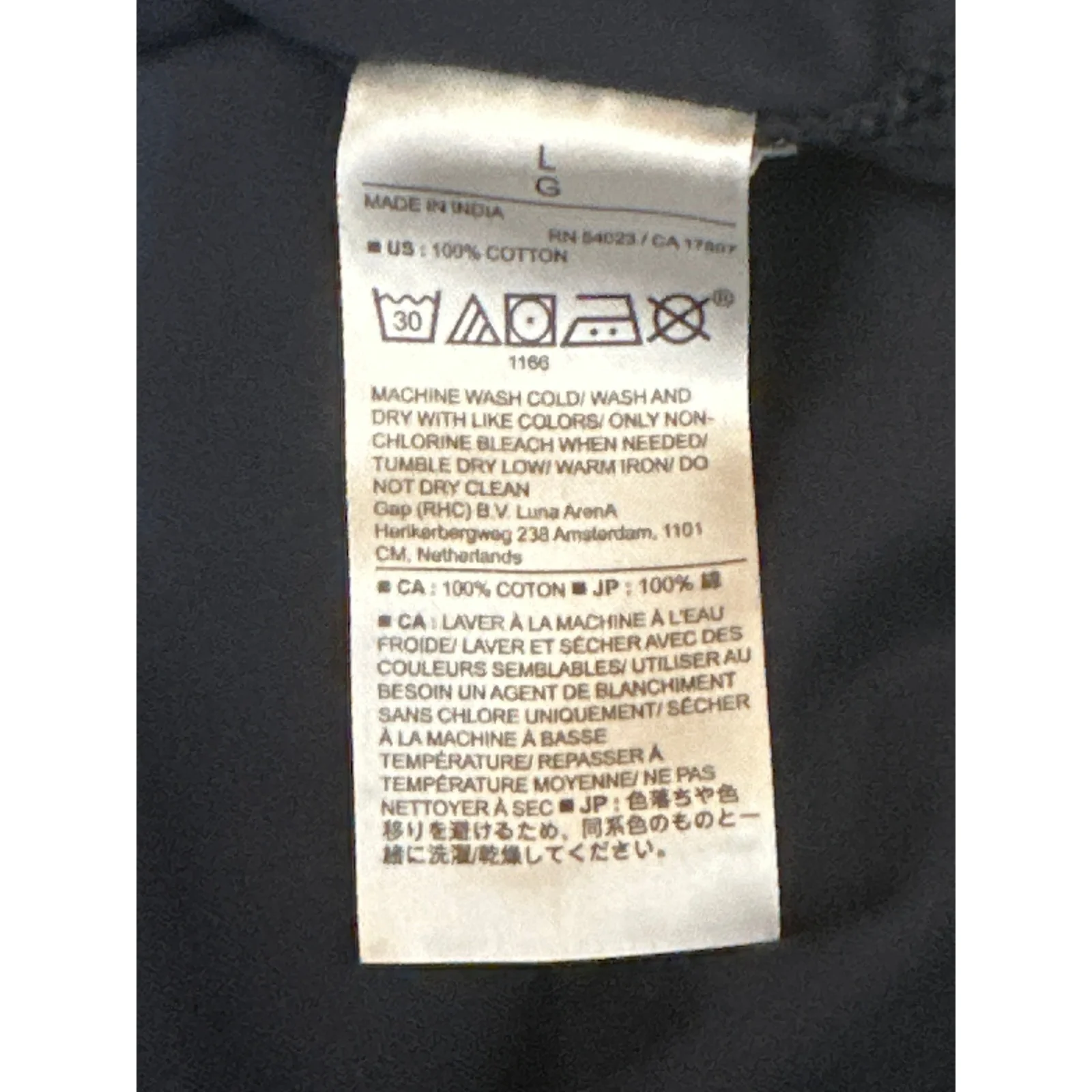 Banana Republic Luxe Touch Performance Men's Blue Short Sleeve Tee T-shirt Top L - Image 4