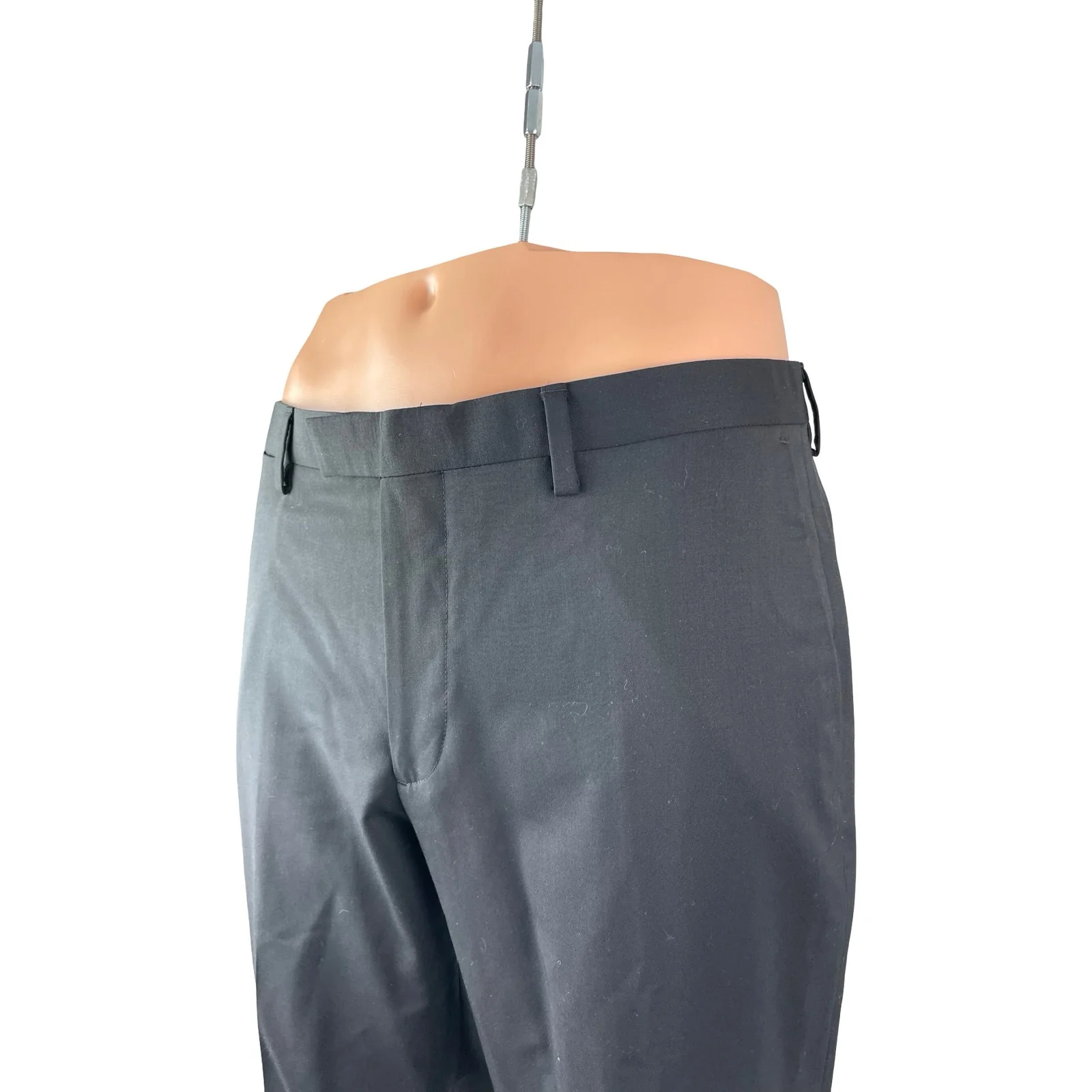 Banana Republic Marzotto Wool High Rise Slim Straight Trousers Dress Pants 32x32 - Image 2