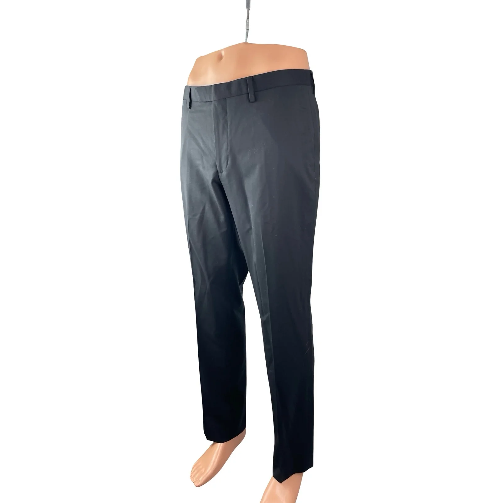 Banana Republic Marzotto Wool High Rise Slim Straight Trousers Dress Pants 32x32 - Image 3