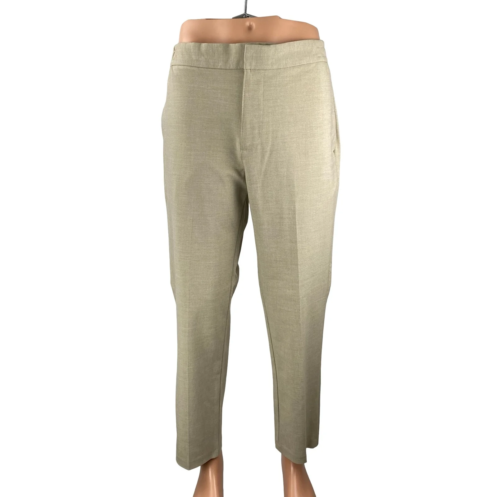 Banana Republic Mason Athletic Tapered Men's Khaki Beige Trousers Pants Size 35