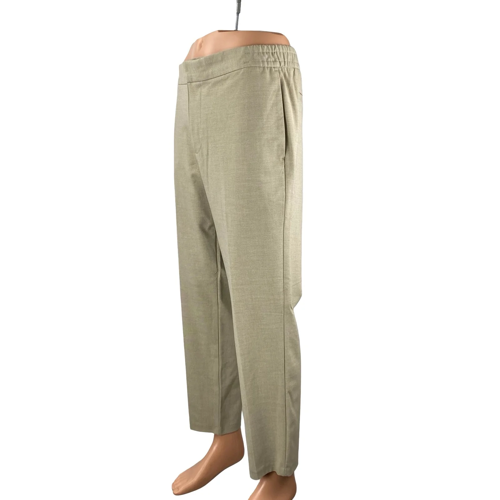 Banana Republic Mason Athletic Tapered Men's Khaki Beige Trousers Pants Size 35 - Image 2