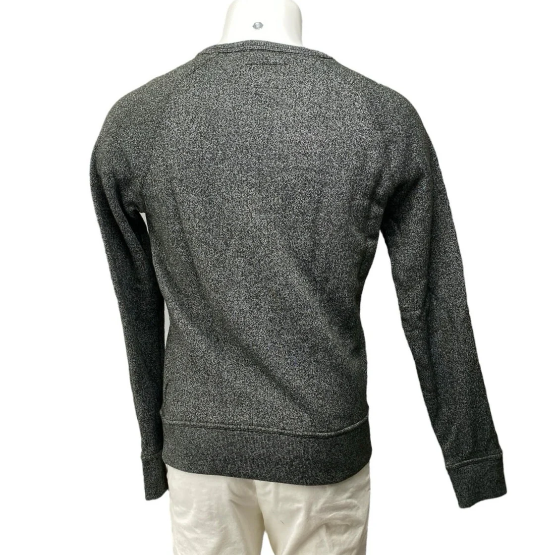 Banana Republic Men's Dark Gray Long Sleeve Crew Neck Sweatshirt Sweater Size S - Image 3