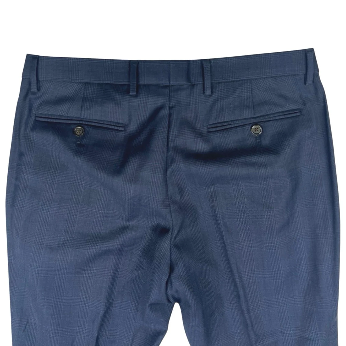 Banana Republic Men's Navy Blue Tailored Slim Fit Chino Trousers Pants 32X30 - Image 4