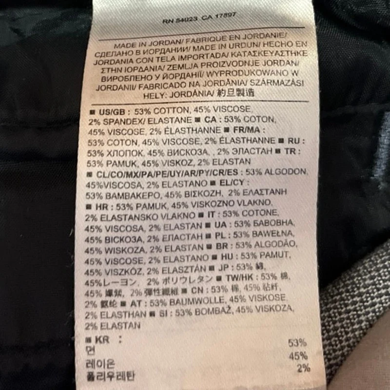 Banana Republic Sloan Women's Blue Mid Rise Straight Trousers Dress Pants Size 2 - Image 5