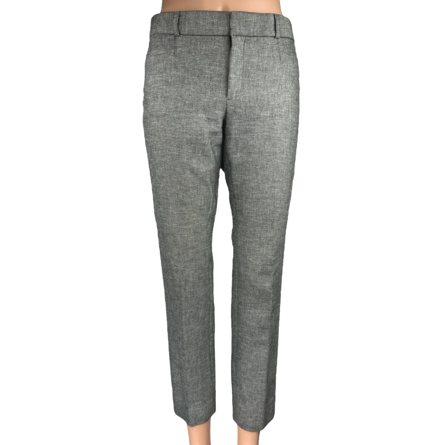 Banana Republic Sloan Women's Gray Straight Leg Trouser Dress Pants Size 4
