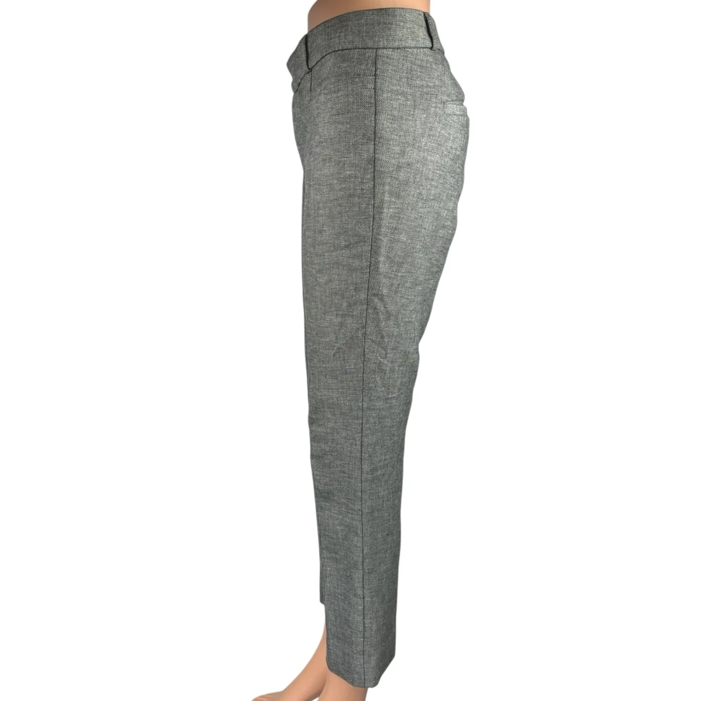 Banana Republic Sloan Women's Gray Straight Leg Trouser Dress Pants Size 4 - Image 2