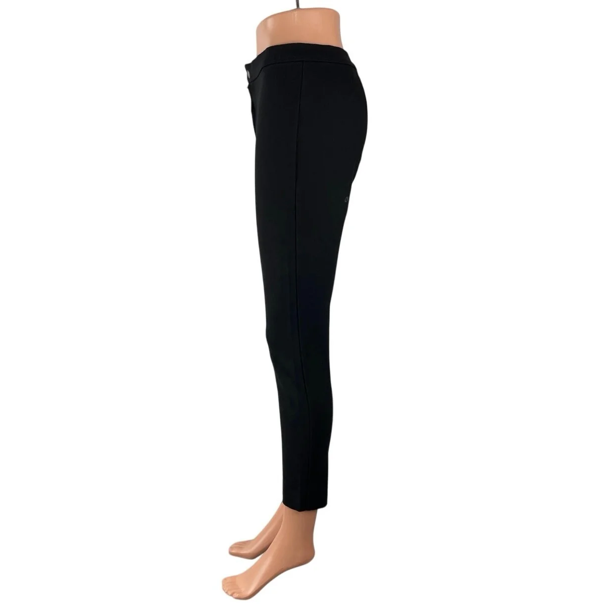 Banana Republic Women's Black High Rise Skinny Tapered Trousers Dress Pants Sz 4 - Image 3