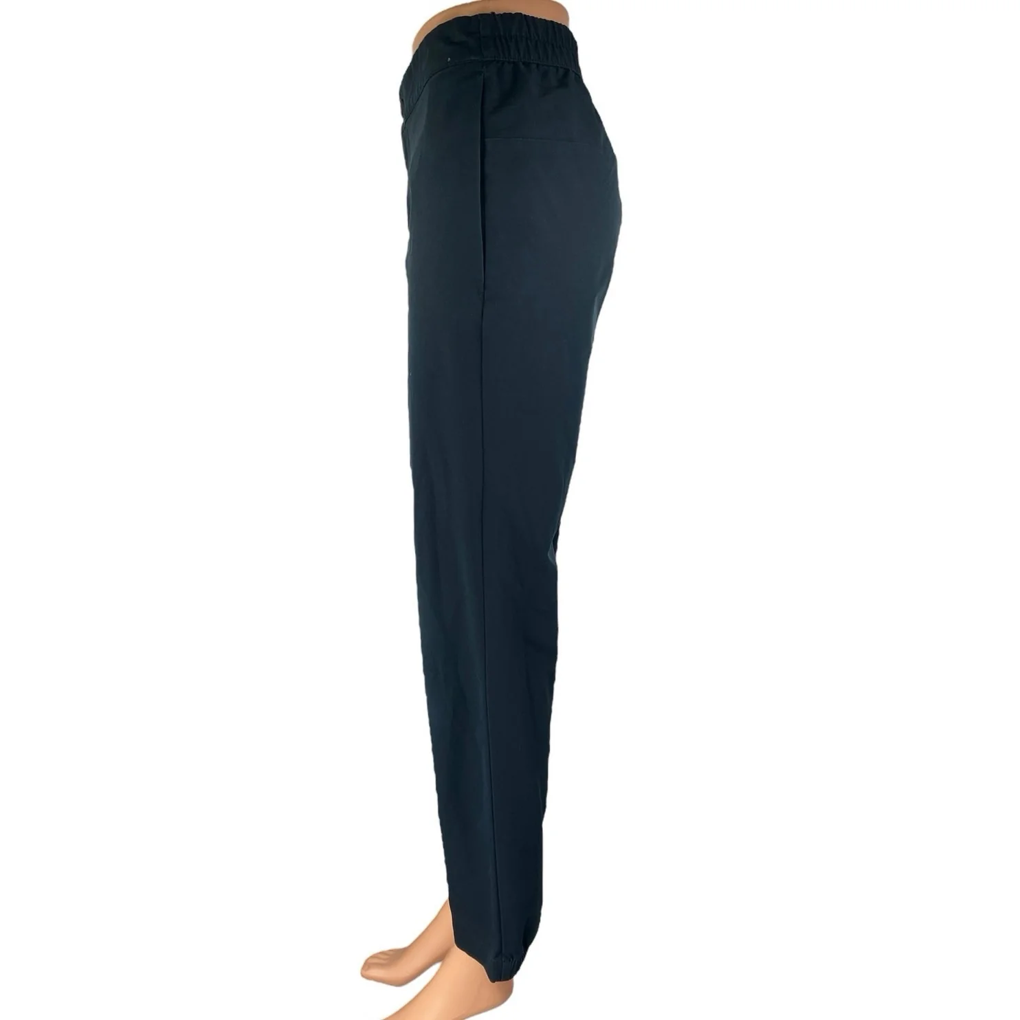 Banana Republic Women's Black High Waisted Straight Leg Trousers Pants Size 32 - Image 2