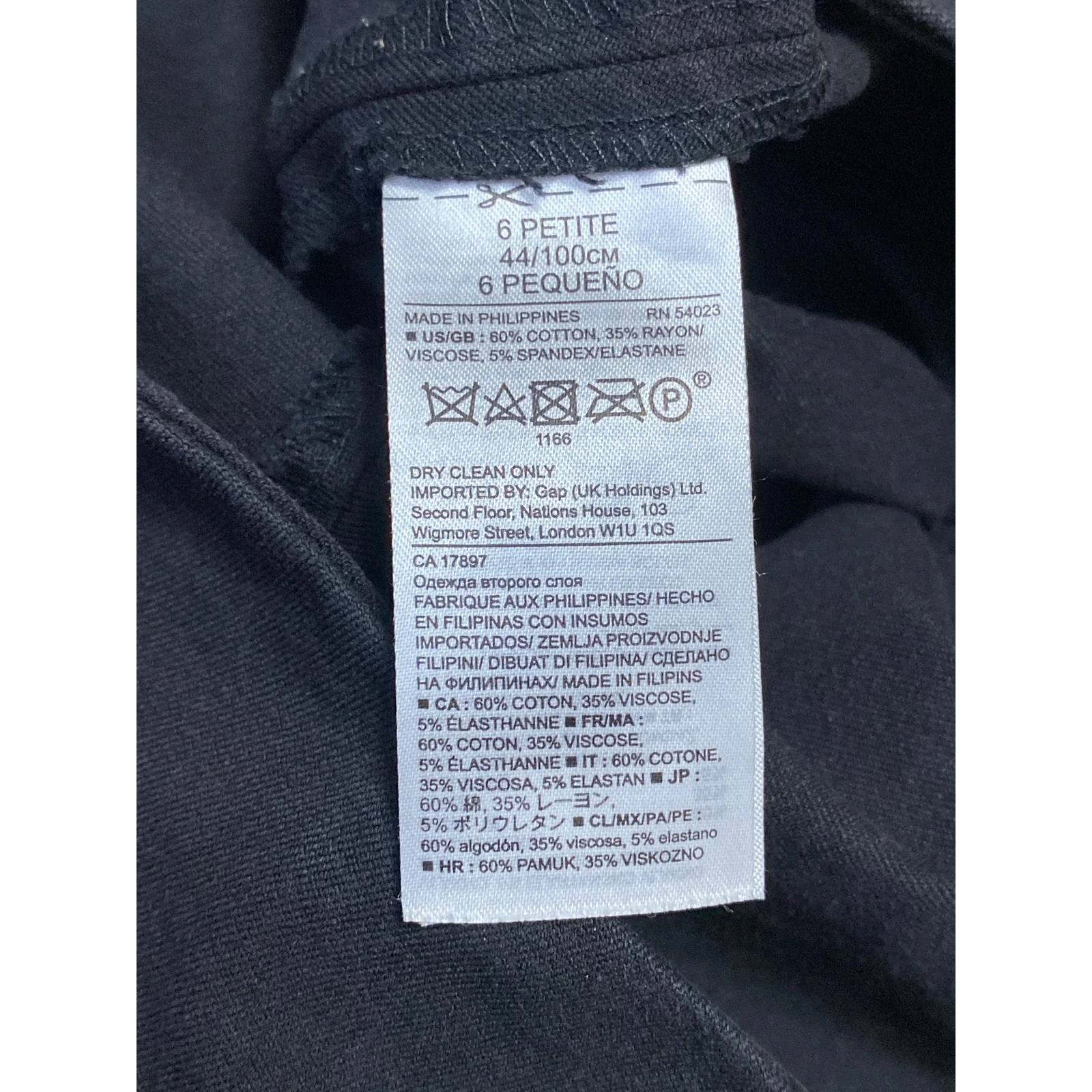 Banana Republic Women's Black High Waisted Zip Pencil Mini Skirt Size 6 Petite - Image 5