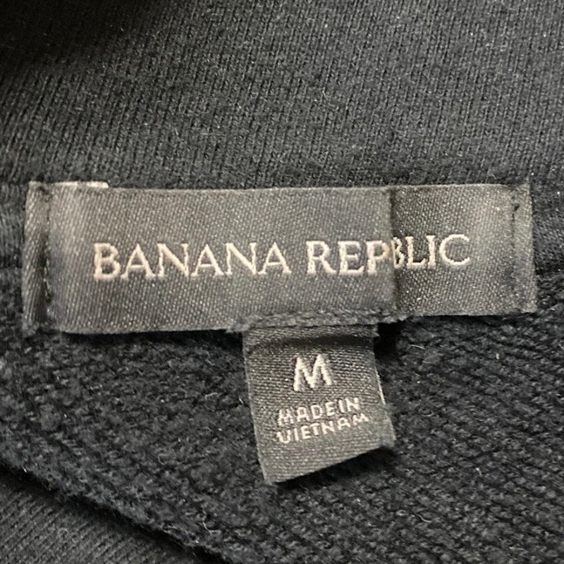 Banana Republic Women's Black Long Sleeve Hoodie Hooded Sweatshirt Top Size M - Image 3